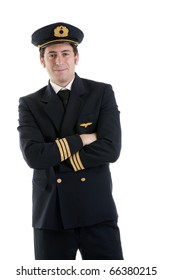 Portrait Of A Airline Pilot/captain