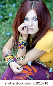 portrait of an alternative model