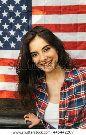 an american young girl