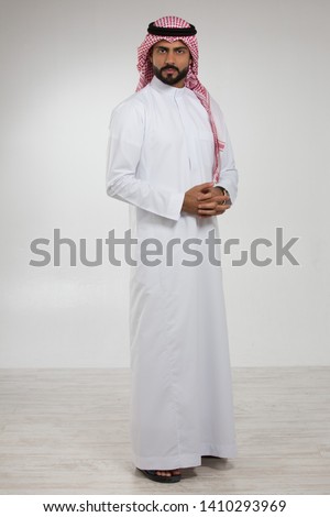 Portrait of an Arab man.