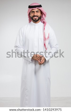 Portrait of an Arab man.