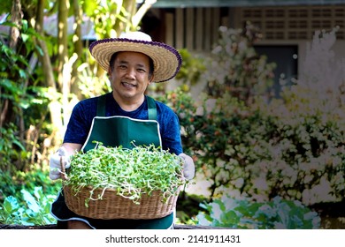 Portrait Asian 40s Man Who Smiling Stock Photo 2141911431 | Shutterstock