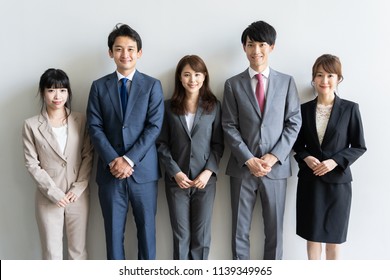 Portrait Of Asian Business Group