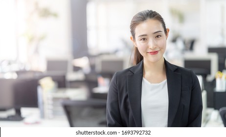 Portrait Of Asian Businesswoman In Office