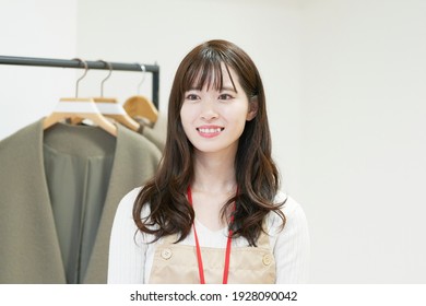 Portrait Of Asian Clothing Shop Staff