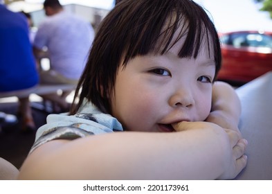 Portrait Of An Asian Cute Boy