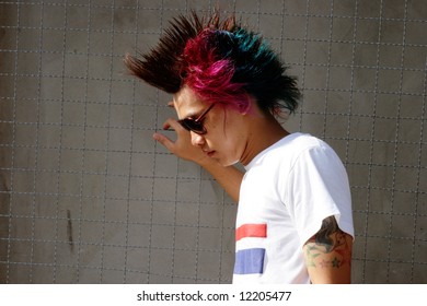 punk hair guy