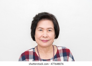 Portrait Of Asian Senior Woman