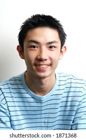 Portrait Of Asian Teen.