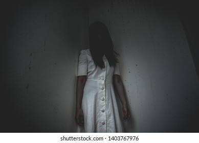 Portrait Asian Woman Make Ghost Face Stock Photo 1403767976 | Shutterstock