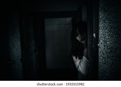 Sad Woman Looking Your Boyfriend Walking Stock Photo 1734641345 ...