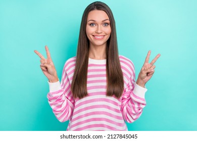 Portrait Attractive Cheerful Girly Funky Girl Stock Photo 2127845045 ...