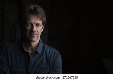 Portrait of an attractive middle aged man
