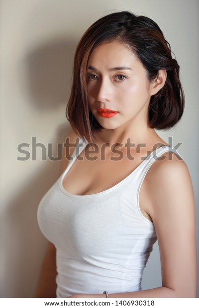 Portrait Attractive Sexy Asian Woman Beauty 스톡 사진 1406930318 Shutterstock