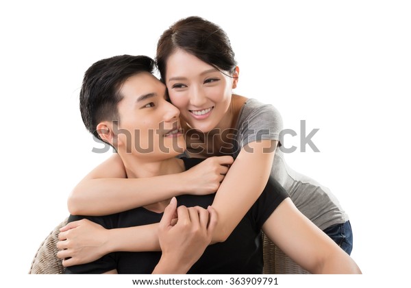 Portrait Attractive Young Asian Couple Stock Photo Edit Now 363909791