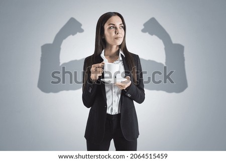 Similar – Image, Stock Photo Shadow of a woman on the white sand