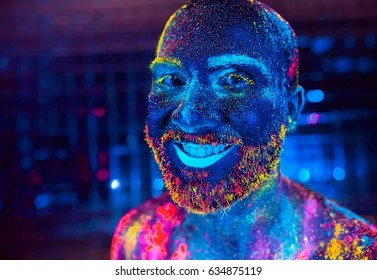 3,707 People are colored fluorescent powder Images, Stock Photos ...