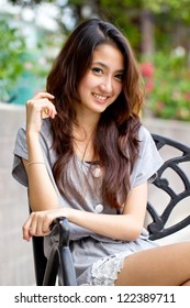 Portrait beautiful Asian Girl