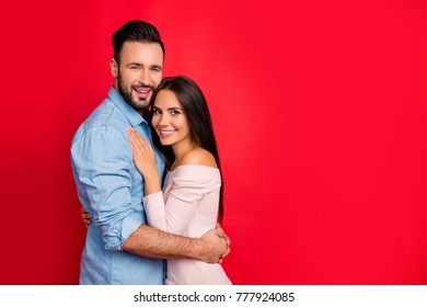 Happy Wedding Couple On Color Background Stock Photo (Edit Now) 71 image