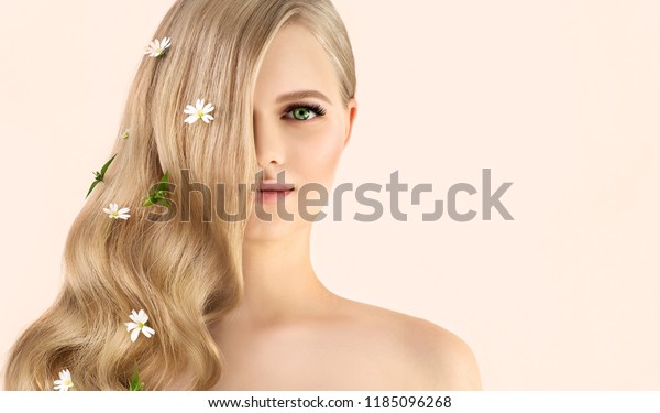 Portrait Beautiful Fashion Model Natural Make Stock Photo Edit
