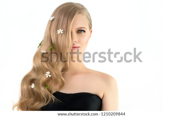 Portrait Beautiful Fashion Model Natural Make Stock Photo Edit