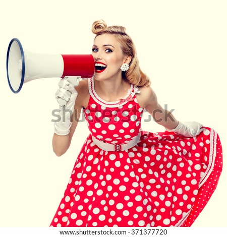 Similar – Image, Stock Photo Woman holding red lucky clover in hand