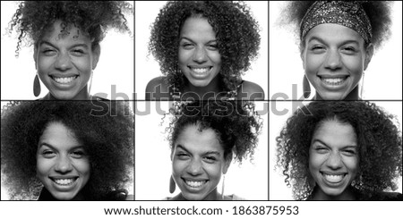 Portrait of a beautiful happy young woman