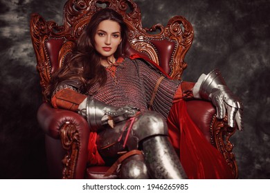 sitting on throne pose