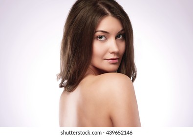 Portrait Beautiful Natural Naked Woman Foto De Stock Shutterstock