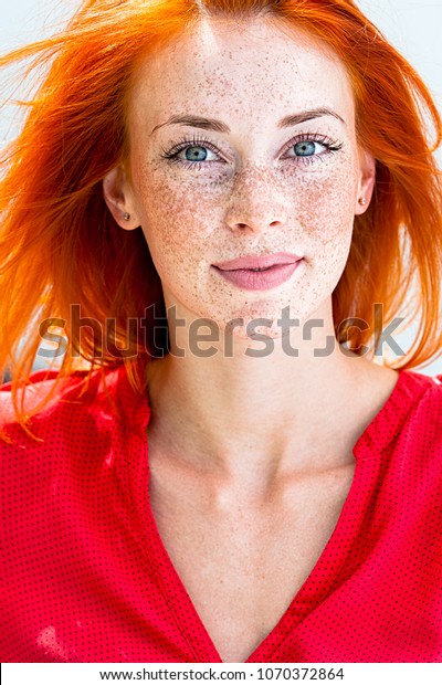 Sexy Redhead With Freckles
