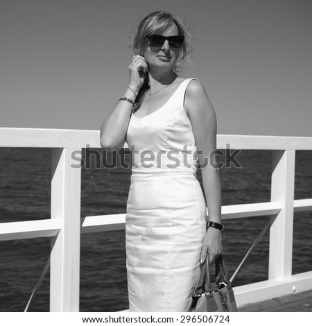 Similar – Portrait von einer jungen Frau mit Wind im Haar