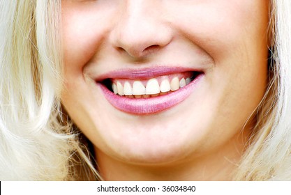 Portrait of beautiful woman, happy and smiling - Shutterstock ID 36034840