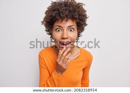 Similar – Image, Stock Photo mouth