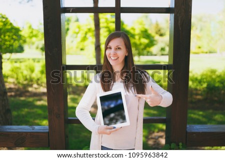 Similar – Unrecognizable pregnant woman showing ultrasound of her baby on the mobile