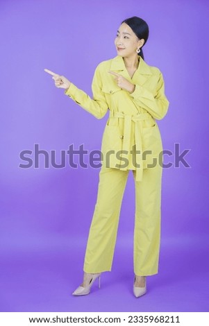 Similar – Image, Stock Photo girl office worker in men’s business suit