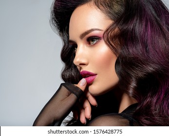 Purple Hair Images Stock Photos Vectors Shutterstock