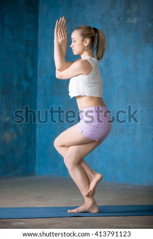 Similar – Image, Stock Photo yoga session III-europe