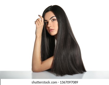 Long Dark Hair Images Stock Photos Vectors Shutterstock