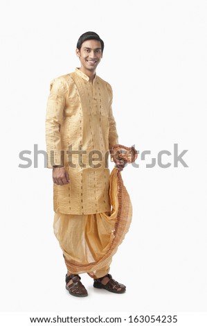 Portrait of a Bengali man smiling