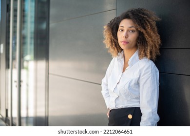 Portrait Of A Black Business Woman In A Business Environment