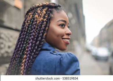 Black Girl Braid Images Stock Photos Vectors Shutterstock