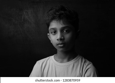 Portrait Boy Dark Stock Photo 1283870959 | Shutterstock