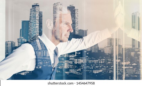 Portrait of businessman in the office - Powered by Shutterstock