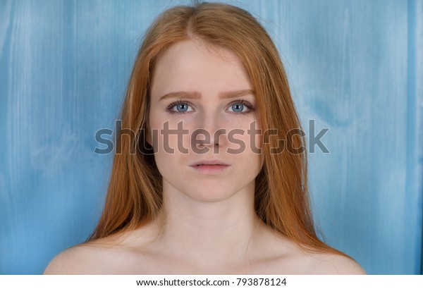 Portrait Calm Beautiful Young Girl Natural Stock Photo Edit Now
