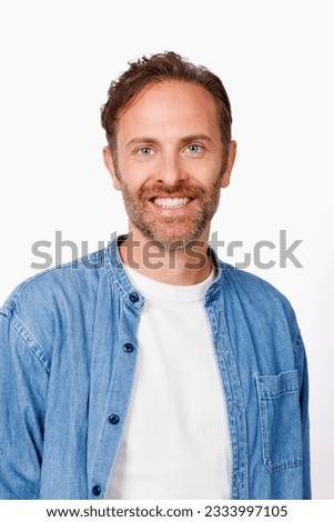 Similar – Portrait of a casual guy