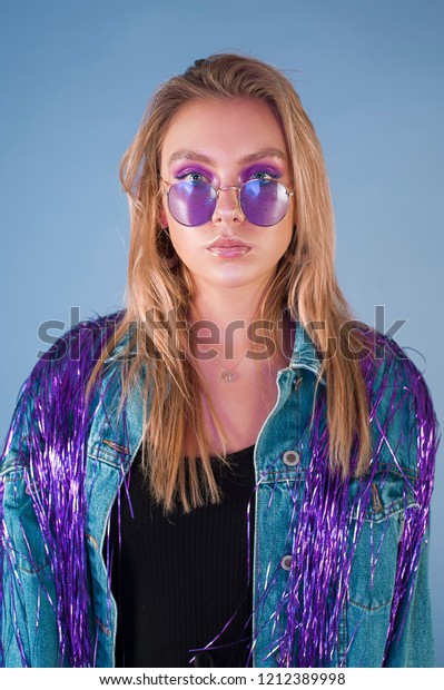 Portrait Caucasian Teenage Girl Long Blonde Stock Photo Edit Now