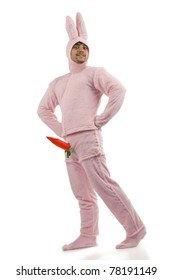 Man Bunny Costume Images Stock Photos Vectors Shutterstock