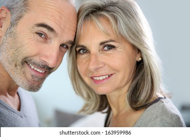 Portrait Of Cheerful Senior Couple Enjoying Life