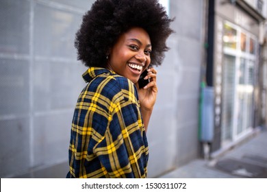 519 Black woman talking on the phone from behind Images, Stock Photos ...