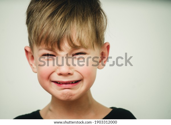 Portrait Child Tears His Eyes Closeup Stock Photo 1903312000 | Shutterstock